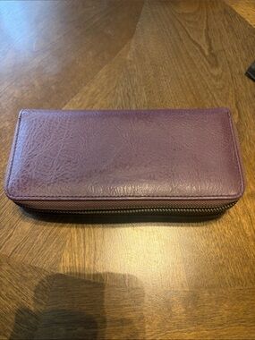 Matt & Nat Plum Zip-Around Wallet